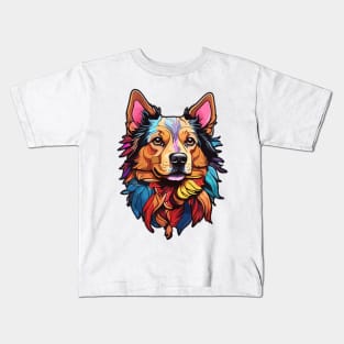 Collie Dog Kids T-Shirt